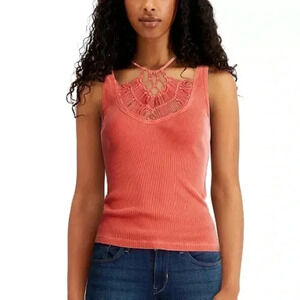 Free People Thalia Crochet Tank Top